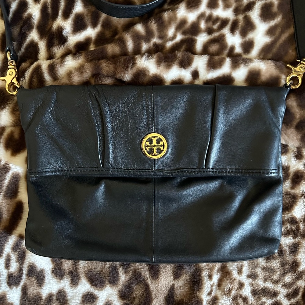 Tory Burch Black Leather Crossbody Bag